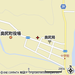 奥尻町役場周辺の地図