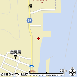 函館開発建設部江差港湾事務所　奥尻分駐所周辺の地図