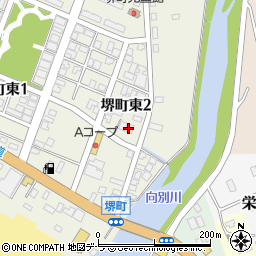 笹谷商店　浦河営業所周辺の地図