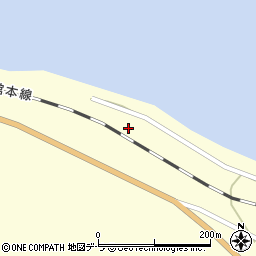 北海道二海郡八雲町栄浜22-1周辺の地図