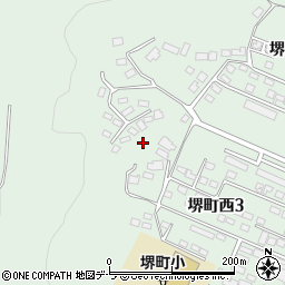 北海道浦河町（浦河郡）堺町西周辺の地図