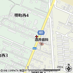 セイコーマート浦河堺町店周辺の地図