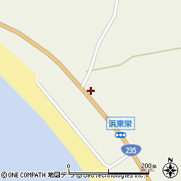北海道浦河郡浦河町東栄159周辺の地図