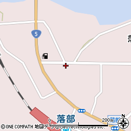 北海道二海郡八雲町落部267周辺の地図