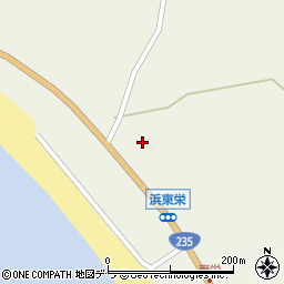 北海道浦河郡浦河町東栄159-1周辺の地図