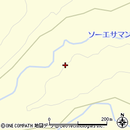 ソーエサマンベツ川周辺の地図