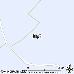 北海道八雲町（二海郡）旭丘周辺の地図