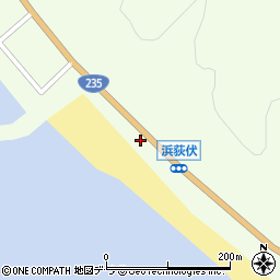 北海道浦河郡浦河町荻伏町168周辺の地図