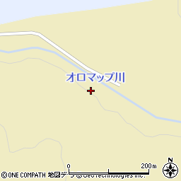 オロマップ川周辺の地図