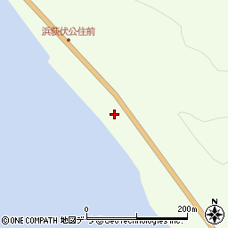 北海道浦河郡浦河町荻伏町232-2周辺の地図