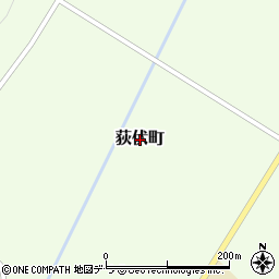 北海道浦河郡浦河町荻伏町周辺の地図