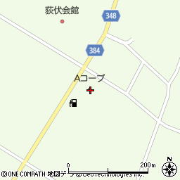 ＪＡ北海道信連ひだか東荻伏周辺の地図