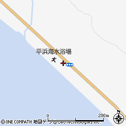 北海道久遠郡せたな町大成区平浜381周辺の地図