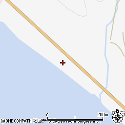 北海道久遠郡せたな町大成区平浜423周辺の地図