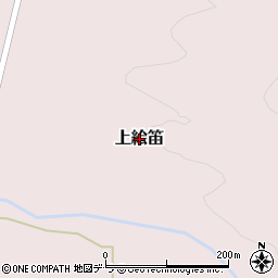 北海道浦河町（浦河郡）上絵笛周辺の地図