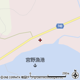 北海道久遠郡せたな町大成区宮野237周辺の地図