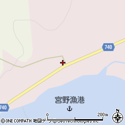 北海道久遠郡せたな町大成区宮野228周辺の地図