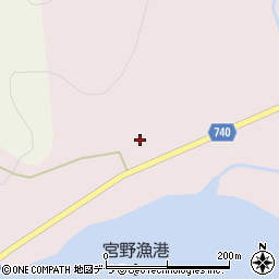 北海道久遠郡せたな町大成区宮野226周辺の地図