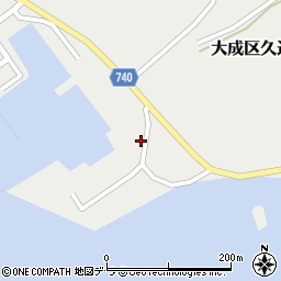 北海道久遠郡せたな町大成区久遠11周辺の地図