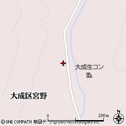 北海道久遠郡せたな町大成区宮野358周辺の地図