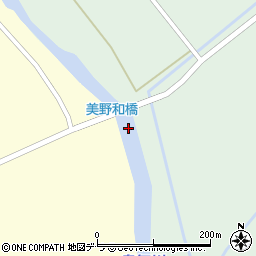 美野和橋周辺の地図
