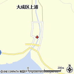 北海道久遠郡せたな町大成区上浦220周辺の地図