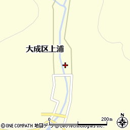 北海道久遠郡せたな町大成区上浦517周辺の地図