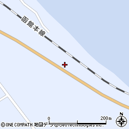 北海道二海郡八雲町浜松161周辺の地図