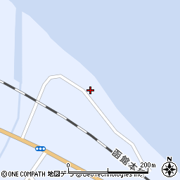 北海道二海郡八雲町浜松29周辺の地図