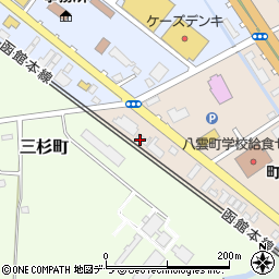 石垣電材株式会社八雲営業所周辺の地図