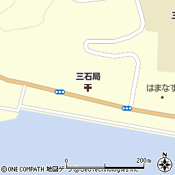 三石郵便局周辺の地図