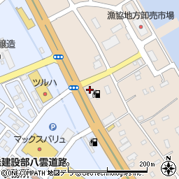 八雲石油株式会社　ユーラップＳＳ周辺の地図