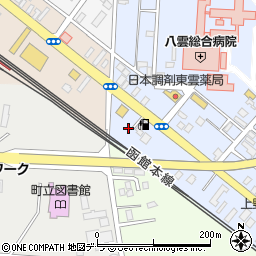 北海道二海郡八雲町東雲町66周辺の地図