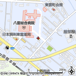 アイン薬局　八雲新店周辺の地図