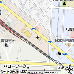 北海道二海郡八雲町本町159周辺の地図