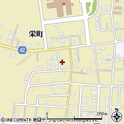 北海道二海郡八雲町栄町39周辺の地図