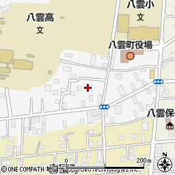 北海道八雲町（二海郡）住初町周辺の地図