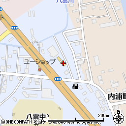 セイコーマート八雲東雲店周辺の地図