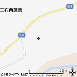 北海道日高郡新ひだか町三石西蓬莱33周辺の地図