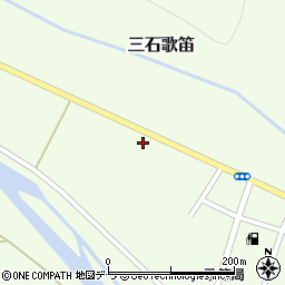 北海道日高郡新ひだか町三石歌笛1057周辺の地図