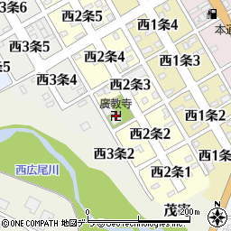 廣教寺周辺の地図