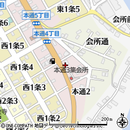 日乃出クリーニング店周辺の地図