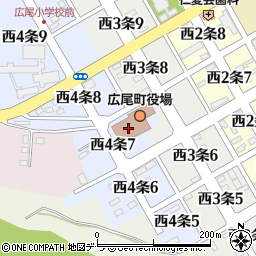 広尾町役場　税務課周辺の地図