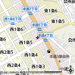 広尾本通簡易郵便局周辺の地図