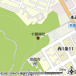 十勝神社周辺の地図