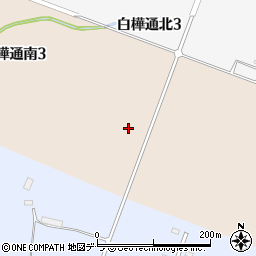 北海道広尾町（広尾郡）白樺通南周辺の地図
