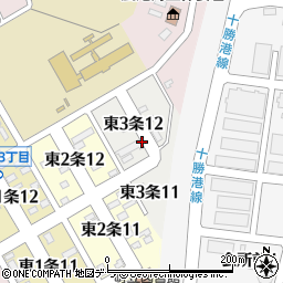 北海道広尾郡広尾町東３条周辺の地図