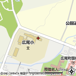広尾町役場　つつじ児童会周辺の地図