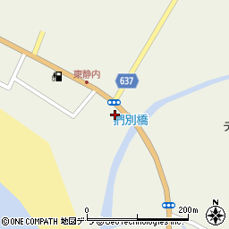 北海道日高郡新ひだか町東静内6周辺の地図