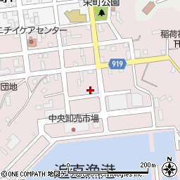 北海道室蘭市舟見町周辺の地図